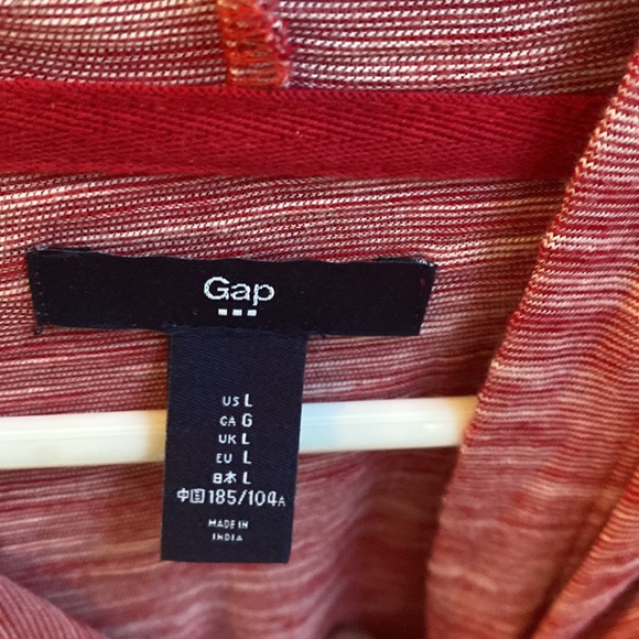 Gap Men’s Large Hooded Shirt- Good Condition - Picture 2 of 3